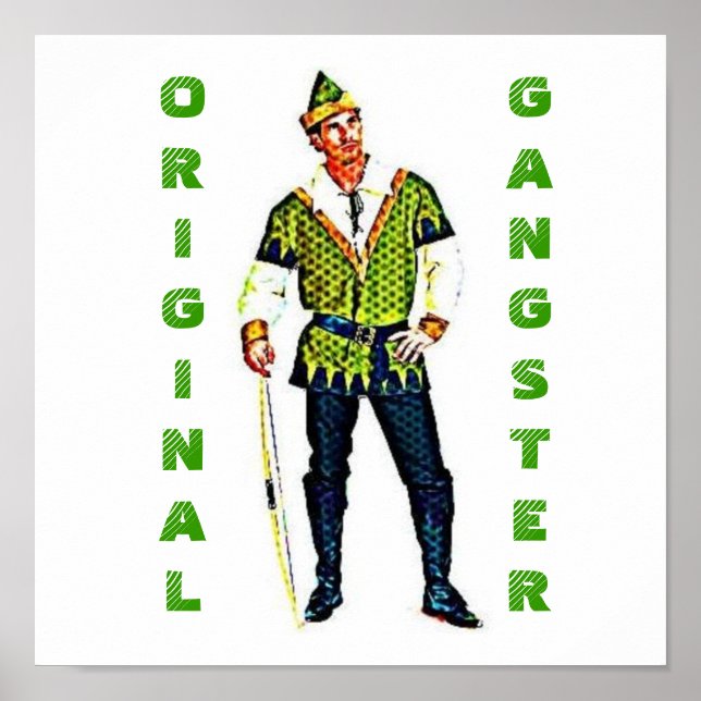 Robin Hood Poster original de Gangster (Devant)