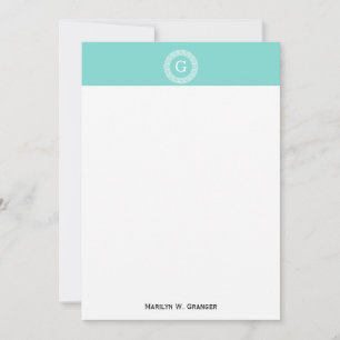 Robin Oeuf Wht Grille Grecque Cadre Rnd Initial Mo