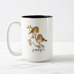 Robin Redsein Birds Mug personnalisé