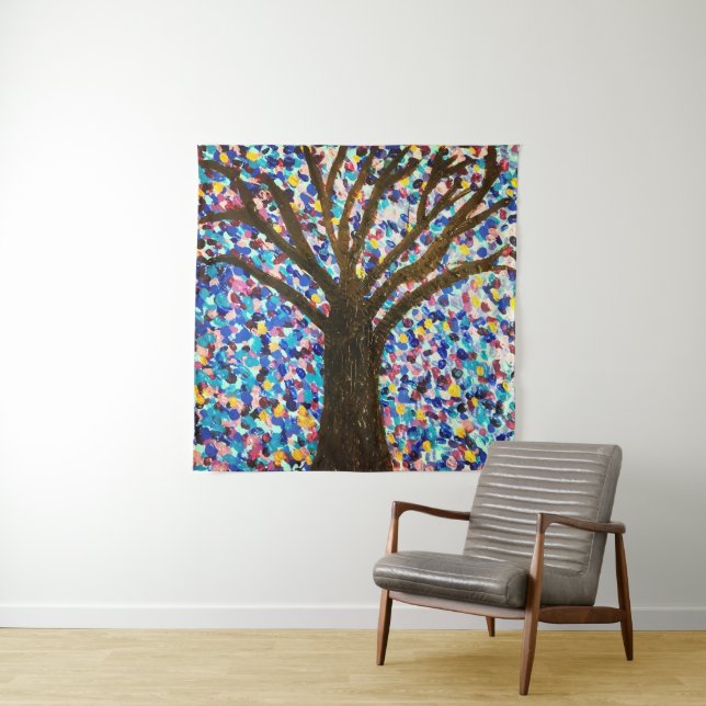 ROBINET 030 - Tombée de la nuit - tapisserie (En situation)