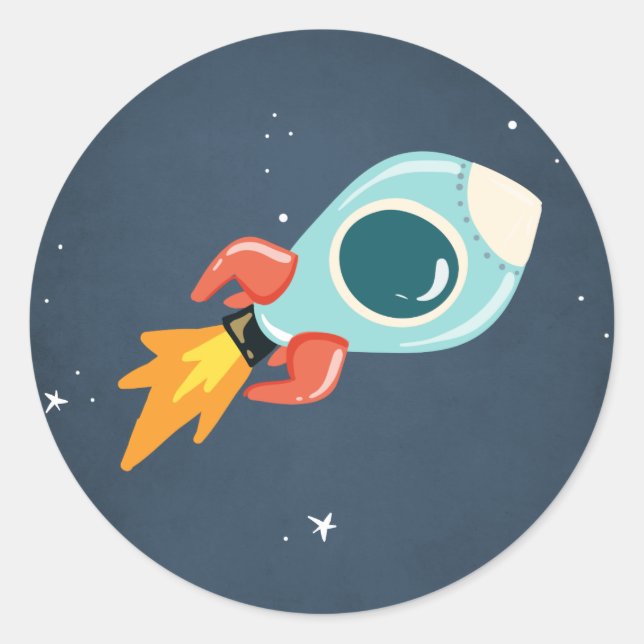 Robinet spatial Enveloppe Scellé Space Sticker (Devant)