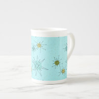 Robin's Oeuf Blue Starbursts China Mug