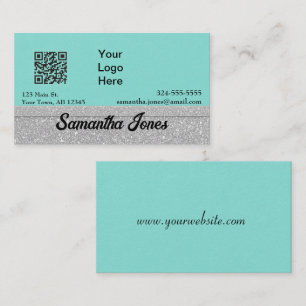 Robin's Oeuf Turquoise Bleu & Carte de visite Arge