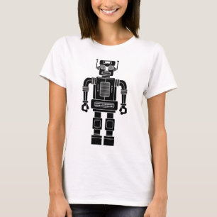 Robot 270620/04 - T-shirt noir et blanc