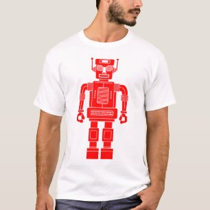 Robot 270620/04 - T-shirt rouge et blanc