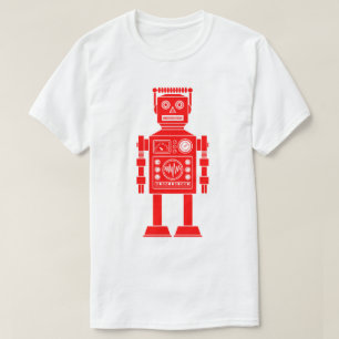Robot 270620/06 - T-shirt rouge et blanc