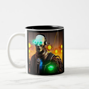 Robot 2 black tasse à deux tons