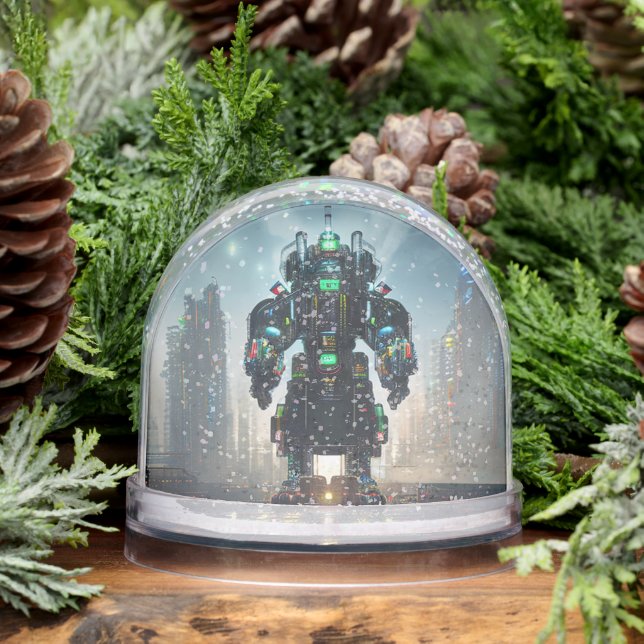 Robot 4 snow globe (Hiver)