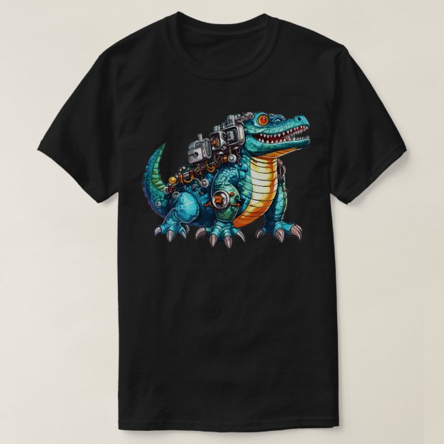 Robot Alligator TShirt (Design devant)