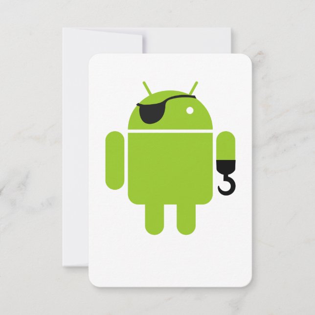 Robot Android puissant pirate (Devant)