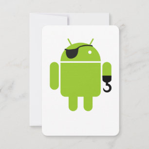 Robot Android puissant pirate