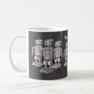 Robot Brigade nom personnalisé Mug