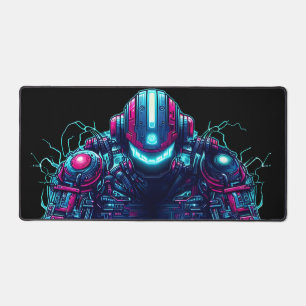 Robot Cyberpunk Futuriste Neon Nourriture Ramen