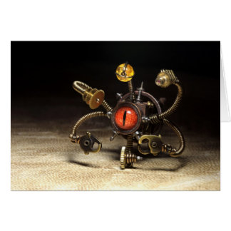 Robot de spectateur de Steampunk