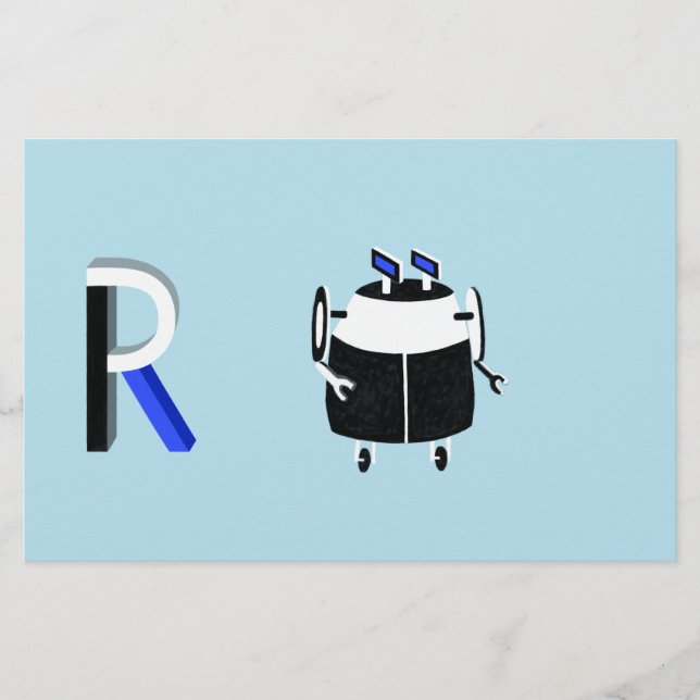 Robot en papier (Devant)