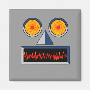 Robot Face Magnet