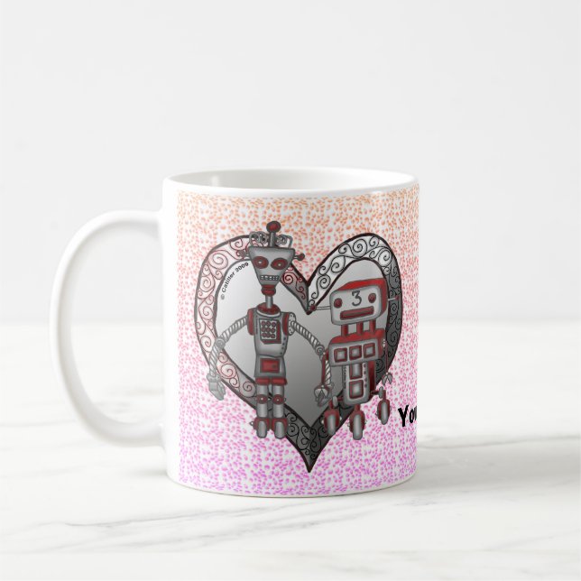 Robot Love mug (Gauche)