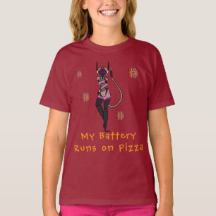Robot Pizza Fun Art T-Shirt
