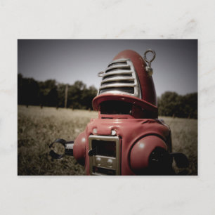 Robot Robby Robot de jouets rétro 06 Carte postale