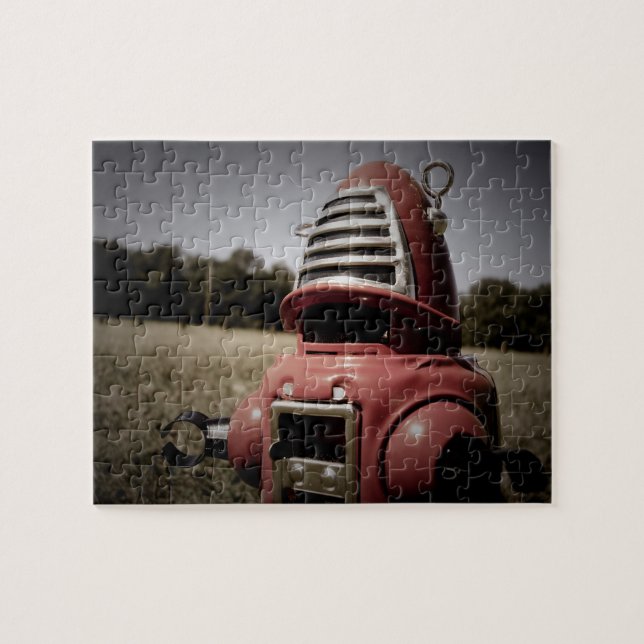 Robot Robot de jouets rétro 06 Puzzle (Horizontal)