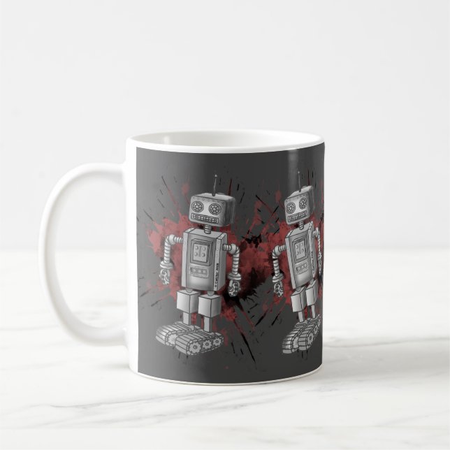 Robot Sept Mug (Gauche)