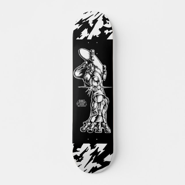 Robot Skateboard Vert (Devant)