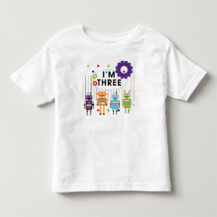 Robot T-shirts et cadeaux d'anniversaire 3e