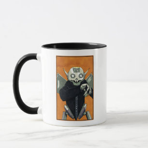 Robot Vampire Dracula mug