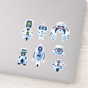 Robots Stickers Vinyl