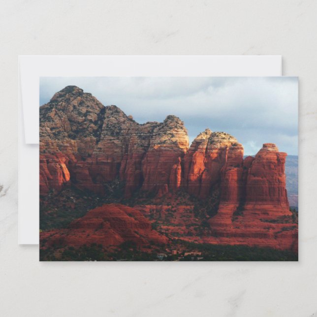 Roche à café nuageux à Sedona Arizona (Devant)