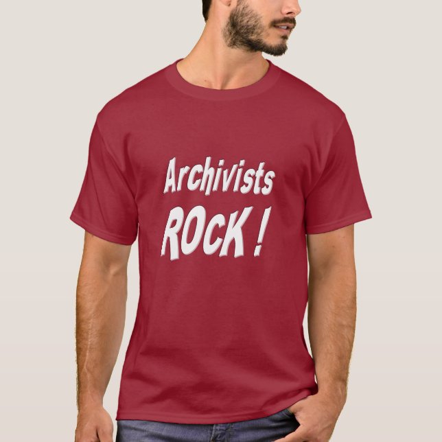 Roche d'archivistes ! T-shirt (Devant)