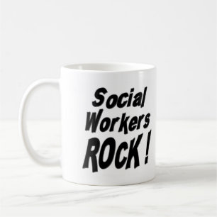 Roche d'assistants sociaux ! Tasse