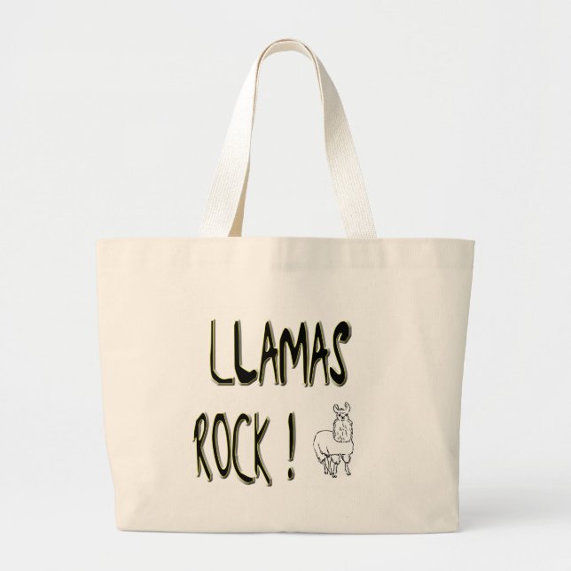 Roche de lamas ! Sac fourre-tout (Devant)