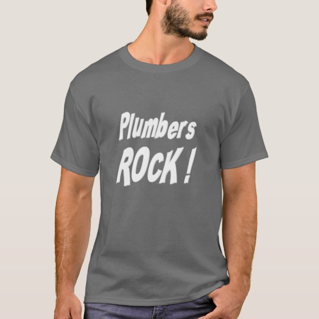Roche de plombiers ! T-shirt (Devant)