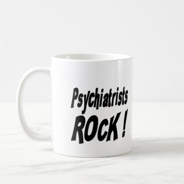 Roche de psychiatres ! Tasse (Gauche)