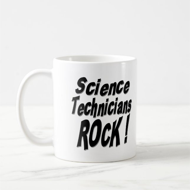 Roche de techniciens de la Science ! Tasse (Gauche)