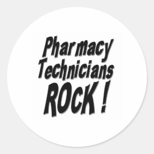Roche de techniciens de pharmacie ! Autocollant
