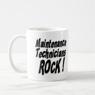 Roche de techniciens d'entretien ! Tasse