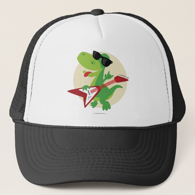 Roche dessus ! Casquette de dinosaure (Devant)