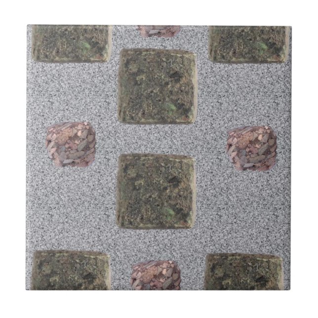Roche en carreaux de céramique robuste (Devant)