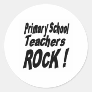 Roche primaire de maîtres d'école ! Autocollant