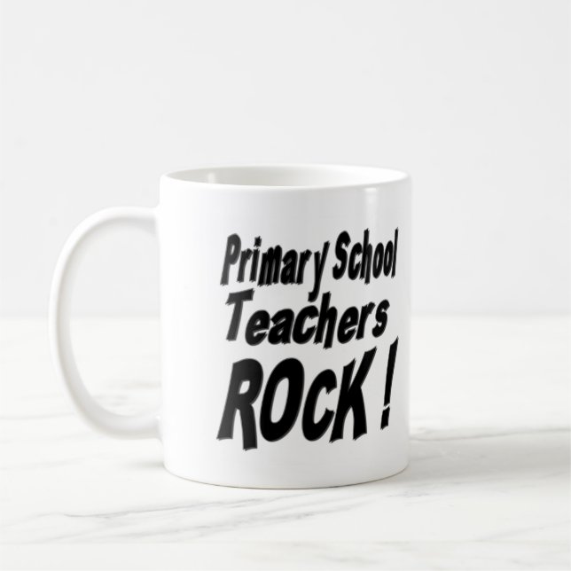 Roche primaire de maîtres d'école ! Tasse (Gauche)