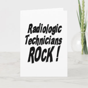 Roche radiologique de techniciens ! Carte de voeux