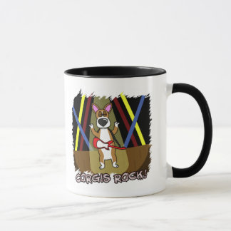 Roche sur la tasse de corgi de Gallois de Pembroke