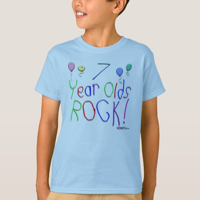 Rocher à 7 ans ! T-shirt (Devant)