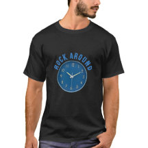 Rocher autour de l'horloge T-shirt
