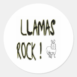 Rocher de lamas ! Autocollant