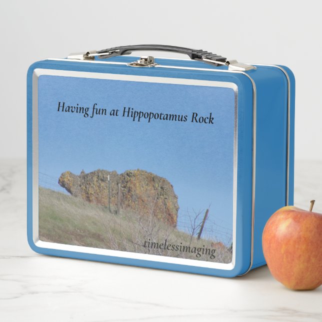 Rocher de l'Hippopotame à l'avant de Lunch Box (En situation)