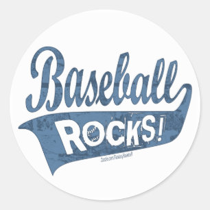 Rochers De Baseball ! Autocollant