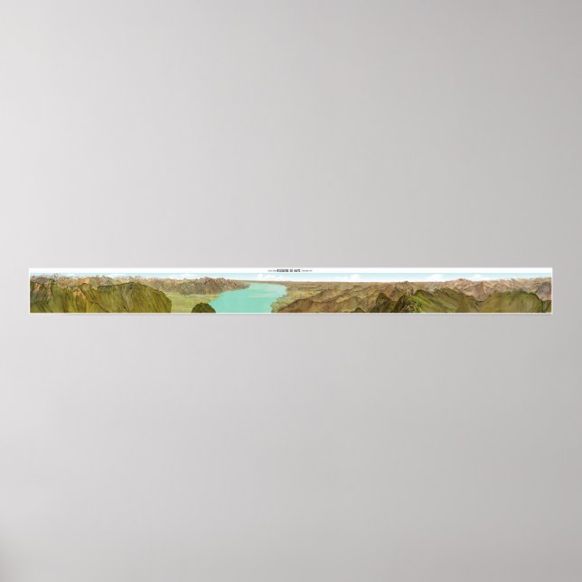 ROCHERS-DE-NAYE Swiss Alps Panorama 360° Poster (Devant)